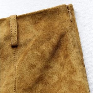 Zara Suede mini skirt
